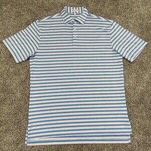 Peter Millar Shirt Mens Medium Summer Comfort Performance Stretch Golf Polo
